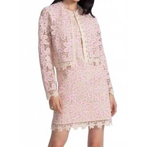 NEW JOHNNY WAS genovia cropped jacket in pink